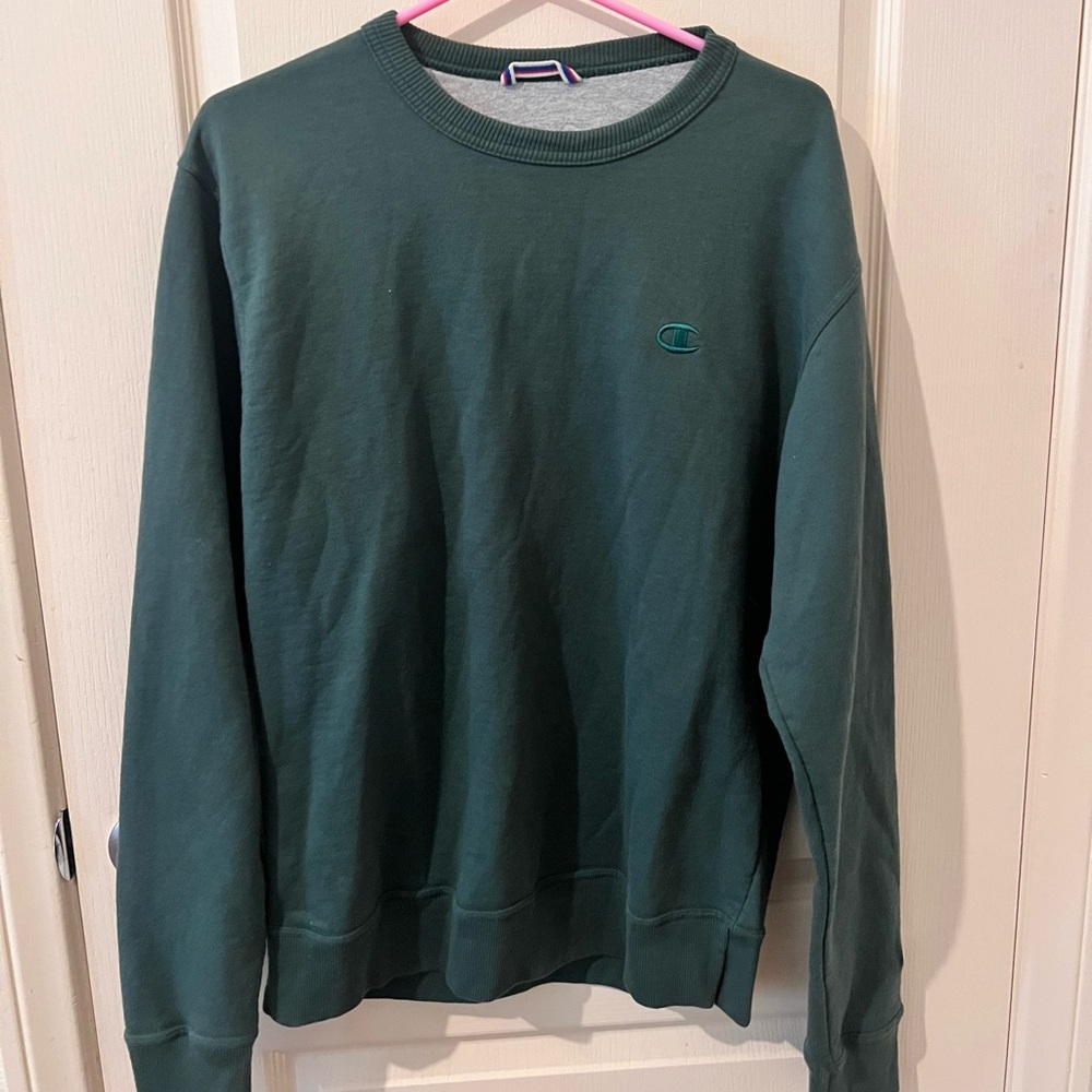 Champion Forest Green Crew